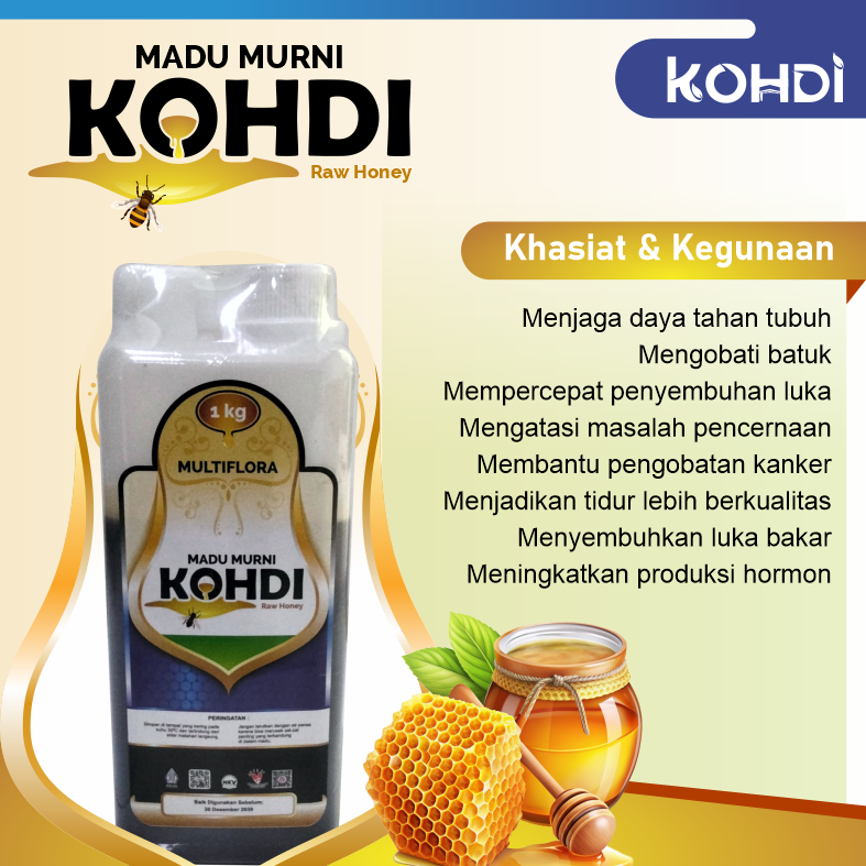 MADU MURNI KOHDI (MULTIFLORA 1kg)