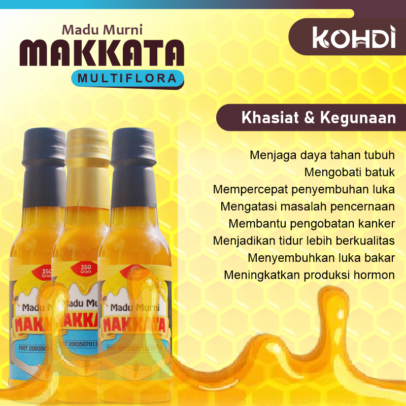 MADU MURNI MAKKATA (MULTIFLORA 350gr)