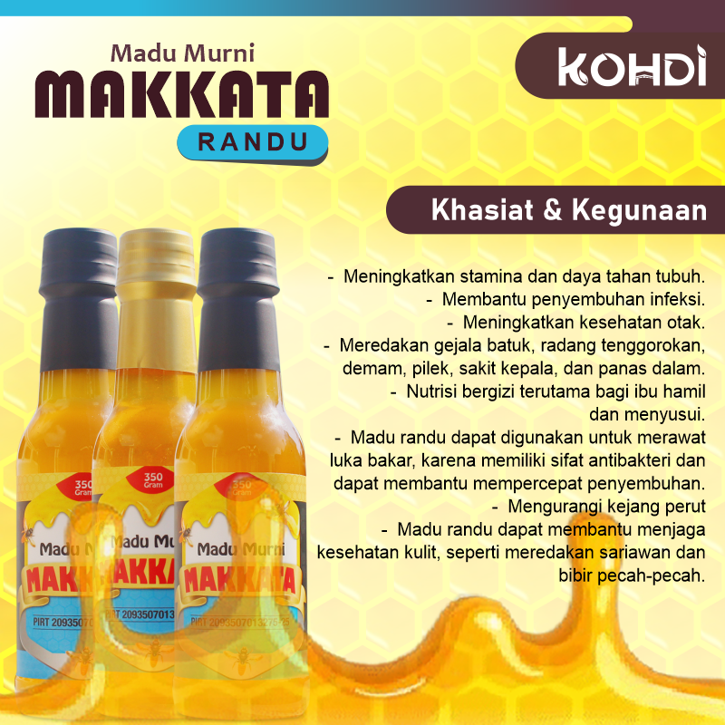 MADU MURNI MAKKATA (RANDU 350gr)