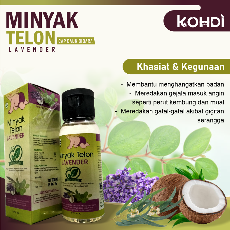 CDB MINYAK TELON Lavender 100ml