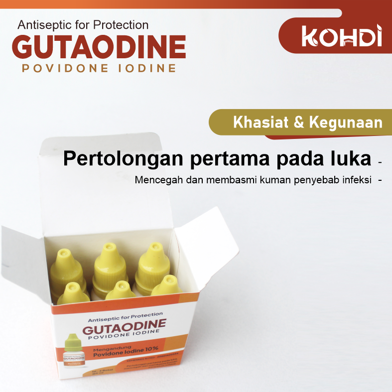 GUTAODINE 5 ML @ PACK 6 BOTOL