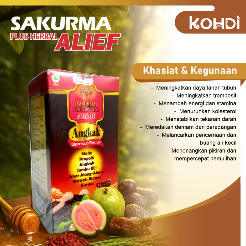 SAKURMA PLUS HERBAL ALIEF 210GR