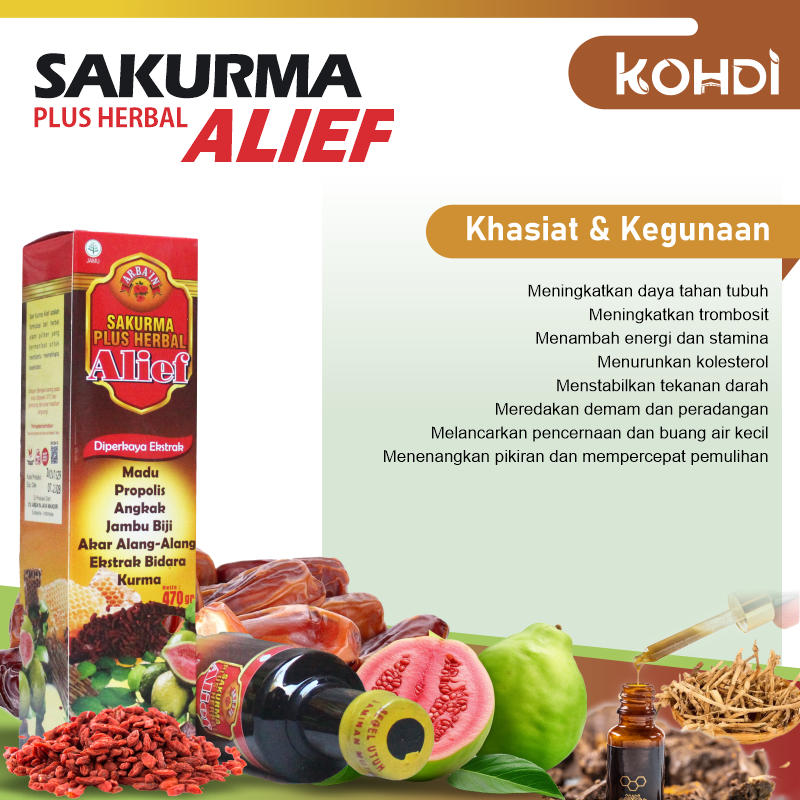 SAKURMA PLUS HERBAL ALIEF 470GR