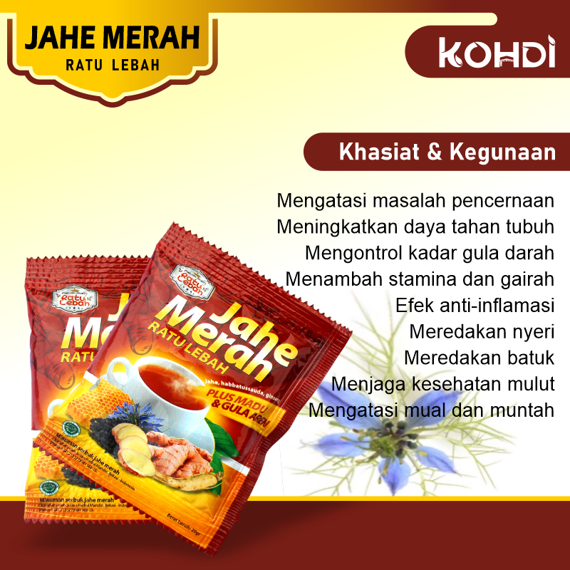 JAHE MERAH RATU LEBAH (per renceng)